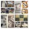 27 Sheets Scrapbook Vintage Paper Book Pad 12" x 12" Classic Origami Wrapping Card Making Alphabet/Photo Frame Album Creative Handmade Decorative Die Cuts Background